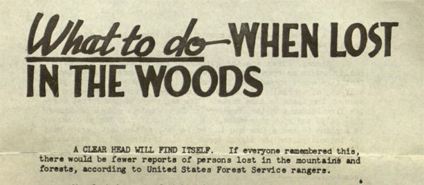 1946 US Forest Service advice still rings true for hikers