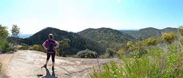 Testing out the bung knee: East-West Walk & Flinders Peak – You Yangs Regional Park