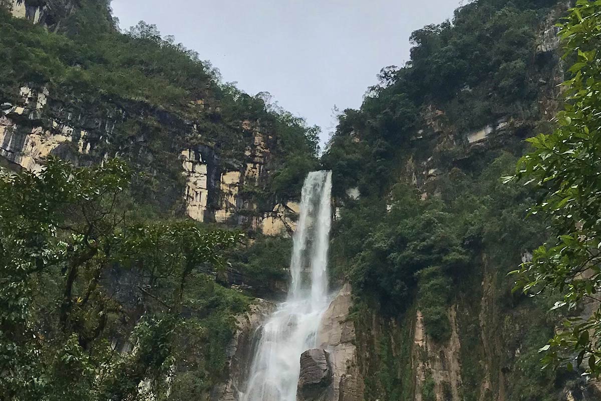 Exploring Yumbilla Falls